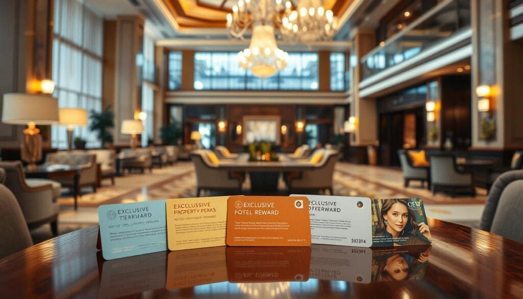 Hotel rewards cards and property perks