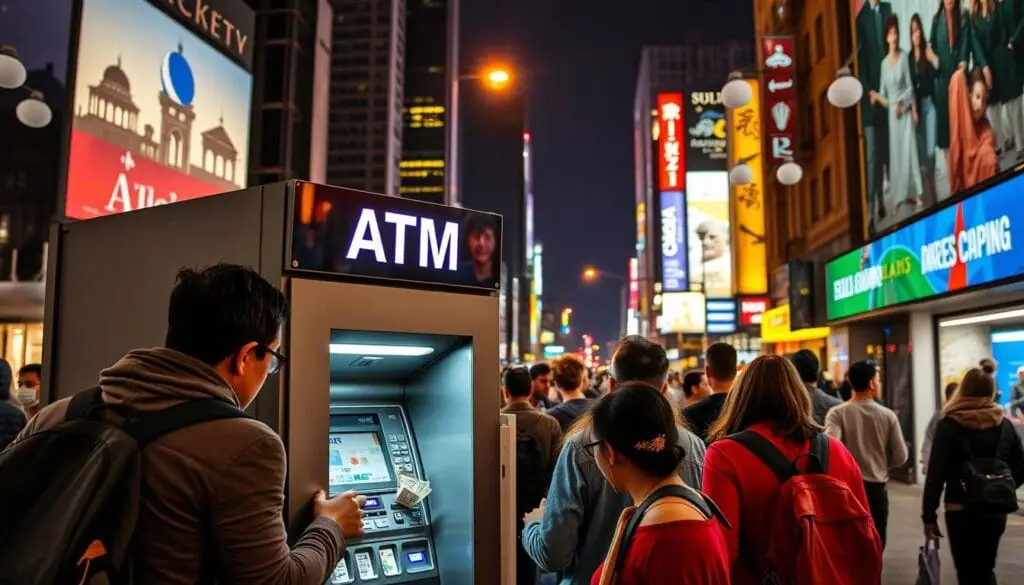 ATM usage and cash withdrawals abroad