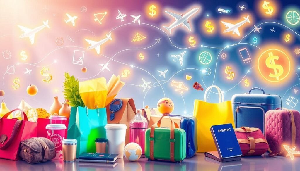 Earning travel points through daily spending