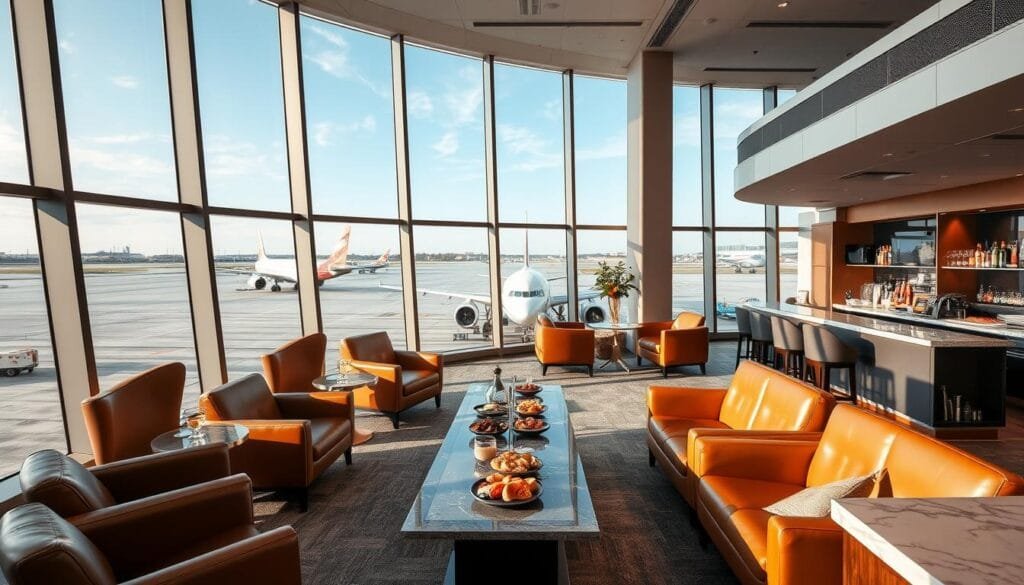 Airport lounge access