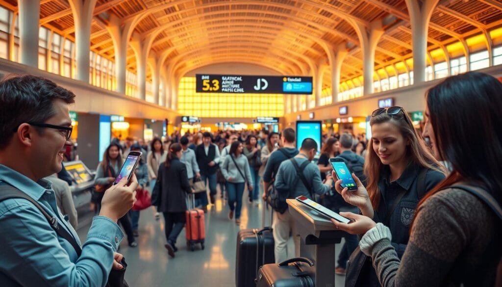 Contactless payment adoption in travel industry