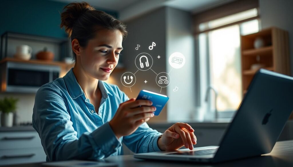 A high-quality, detailed digital illustration depicting credit card rewards strategies. The foreground features a stack of credit cards, each showcasing a unique rewards program icon. The middle ground displays a graph or chart visualizing the benefits and perks of different card types. In the background, a sleek, modern office setting with clean lines and geometric shapes, conveying a sense of financial sophistication. The lighting is soft and directional, creating depth and highlighting the key elements. The overall composition is balanced and visually appealing, with a focus on showcasing the various credit card rewards strategies available to the viewer.