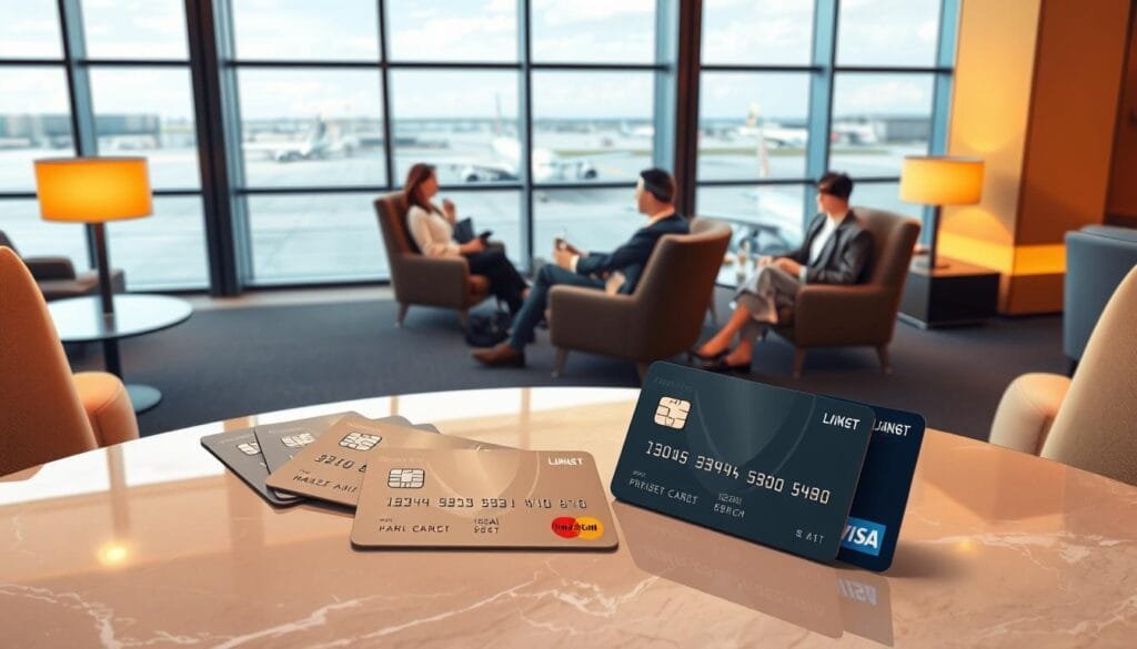 premium credit cards airport lounge