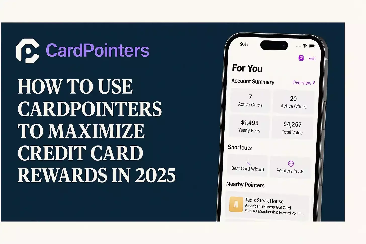 How to Use CardPointers to Maximize Credit Card Rewards in 2025