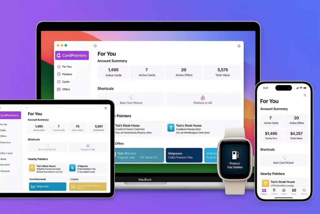 Understanding the CardPointers App Understanding the CardPointers App