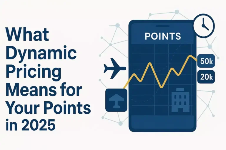 What Dynamic Pricing Means for Your Points in 2025