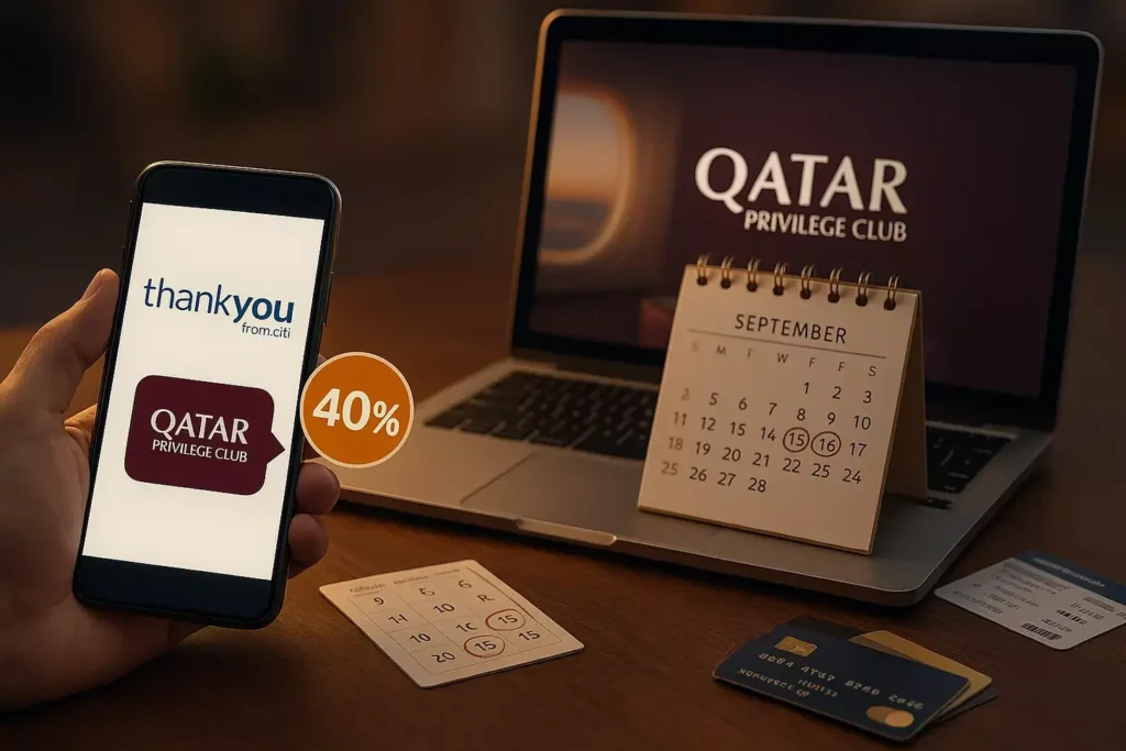 Breaking: Up to 40% Bonus Avios on Citi Transfers to Qatar Privilege Club