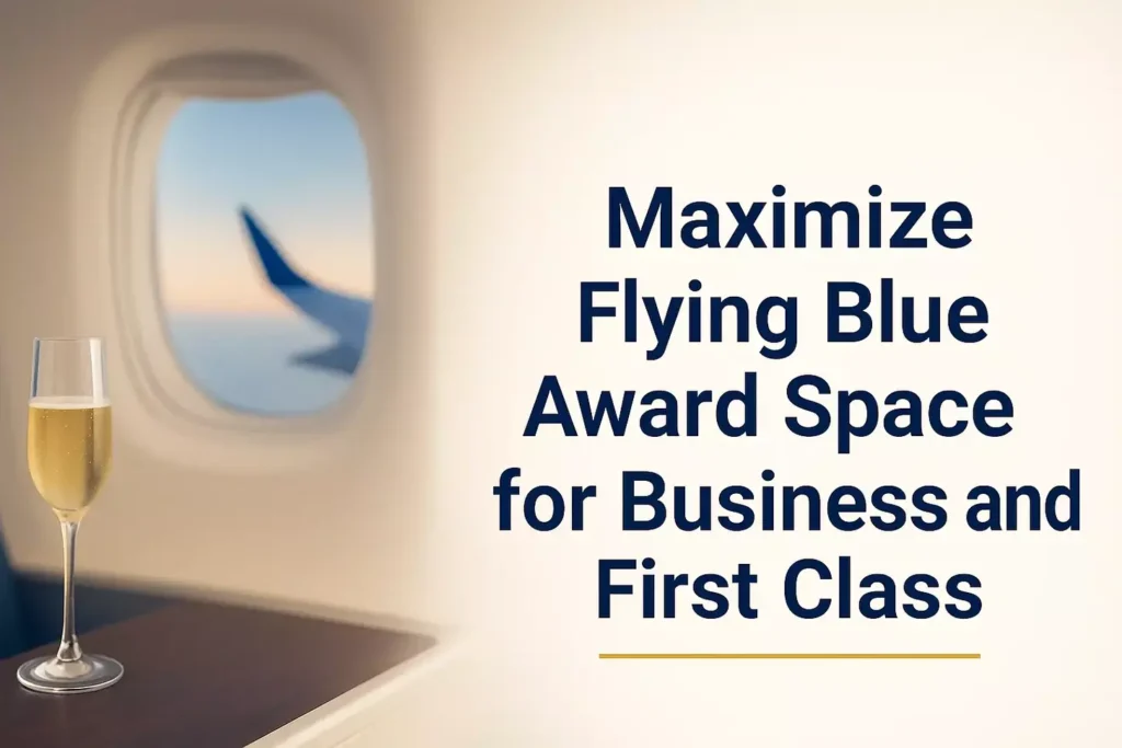 Maximize Flying Blue Award Space for Business and First Class