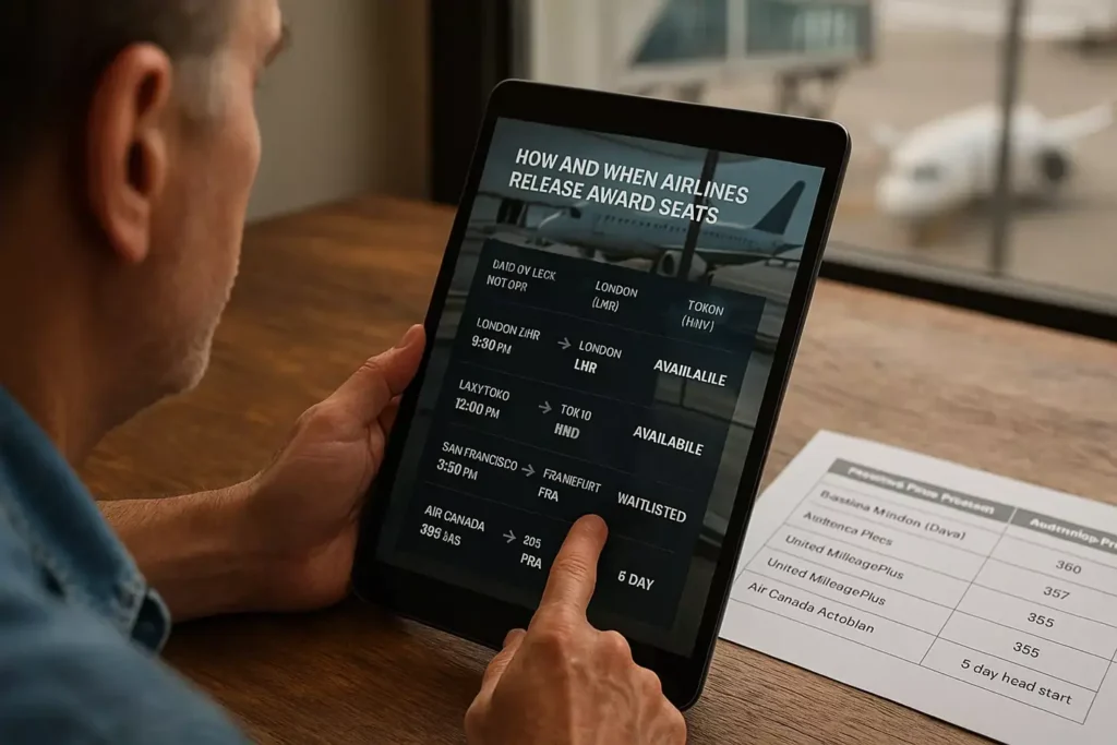 Airline Release Schedules vs. Program Booking Windows