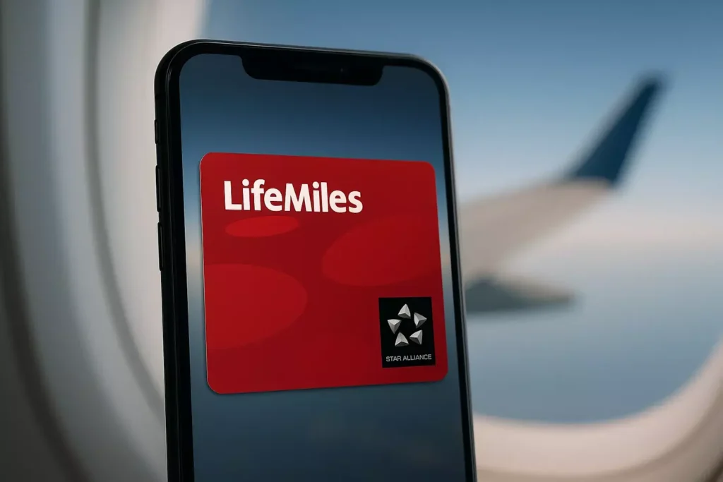 A person holds a phone displaying “thankyou from citi” and “Qatar Privilege Club,” next to a laptop, a calendar showing September, two credit cards, and a 40% discount icon—perfect for booking Qatar Airways Europe business class.