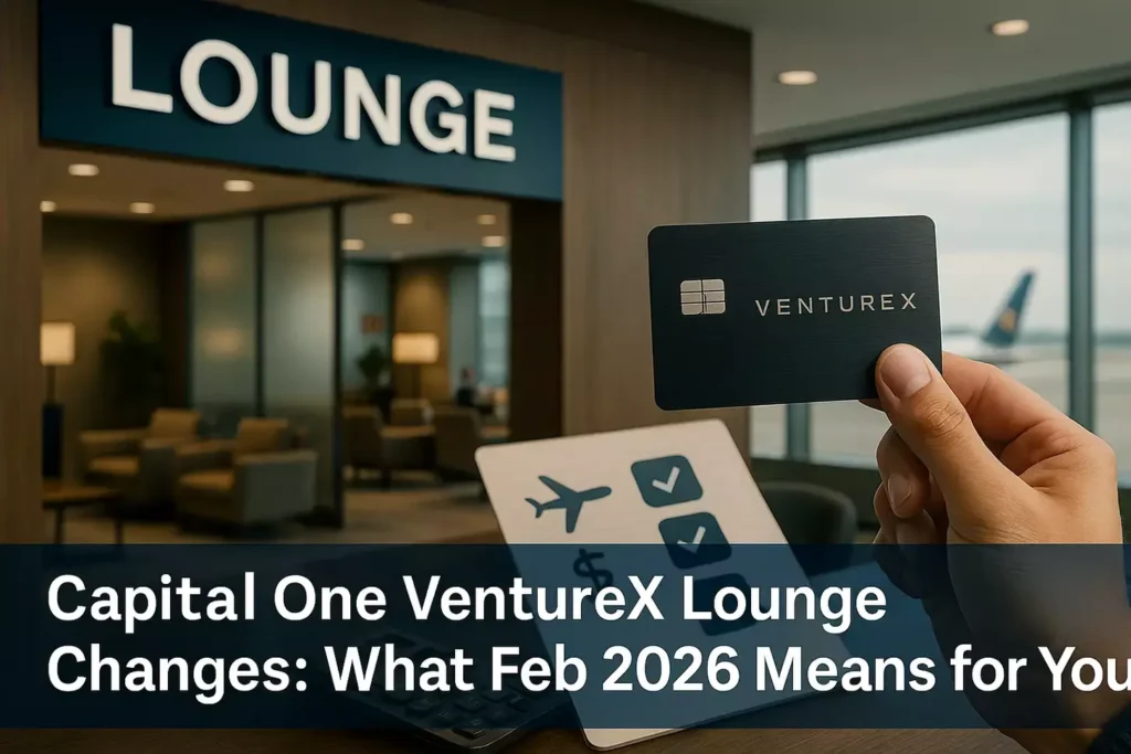 Capital One VentureX Lounge Changes: What Feb 2026 Means for You