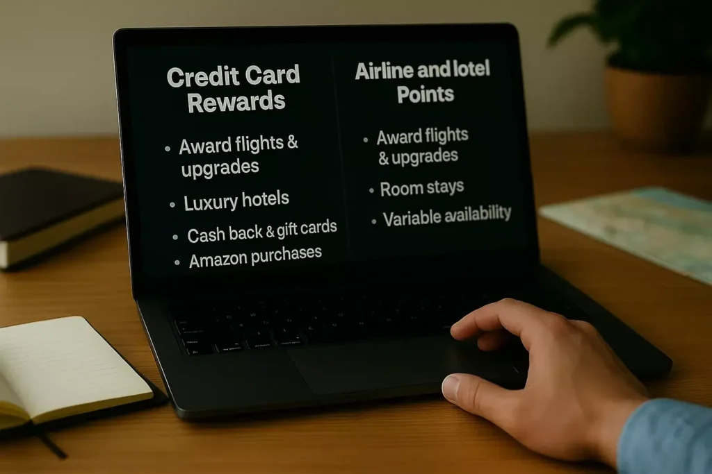Credit Card Rewards vs. Airline and Hotel Points