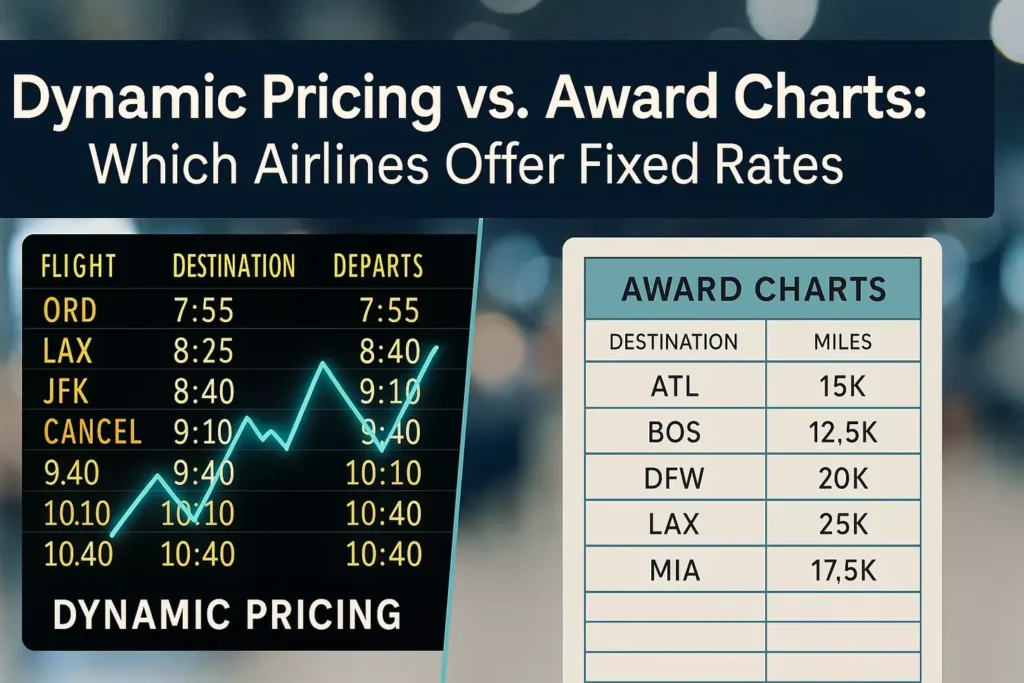 Dynamic Pricing vs. Award Charts: Which Airlines Offer Fixed Rates