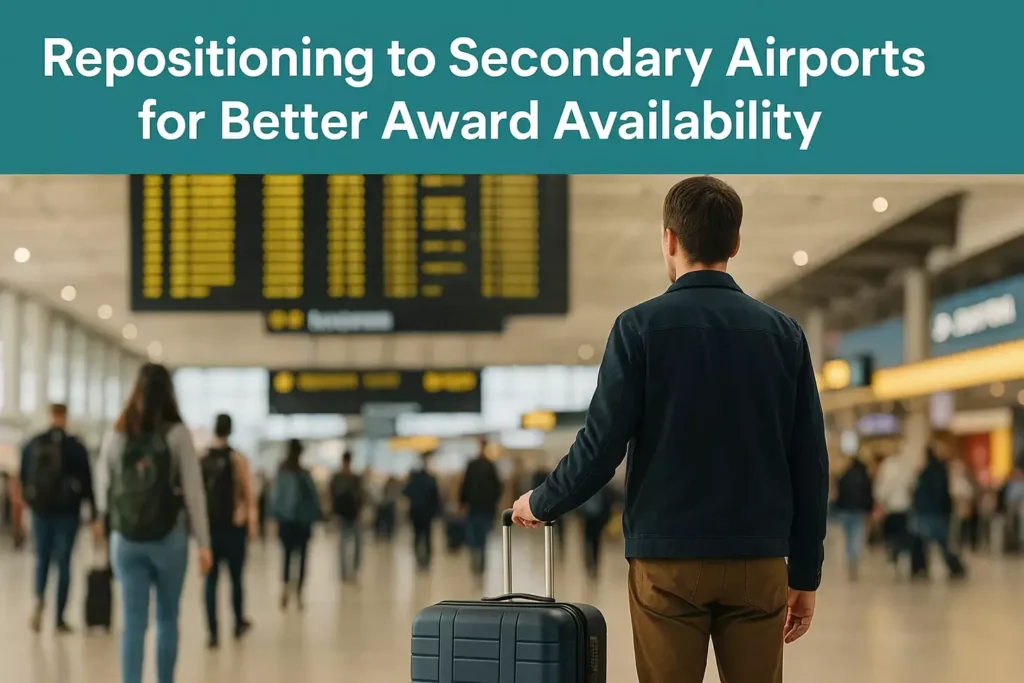Repositioning to Secondary Airports for Better Award Availability