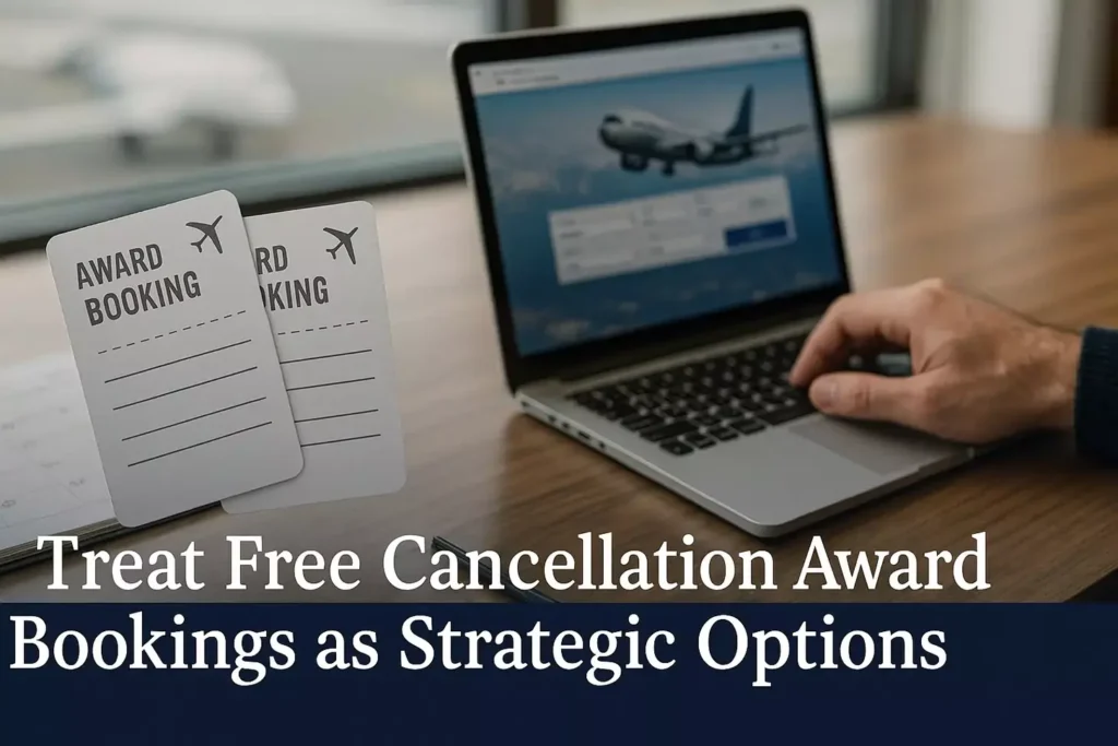 Treat Free Cancellation Award Bookings as Strategic Options
