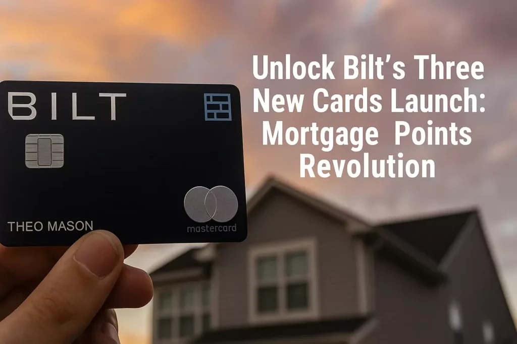 Unlock Bilt's Three New Cards Launch: Mortgage Points Revolution