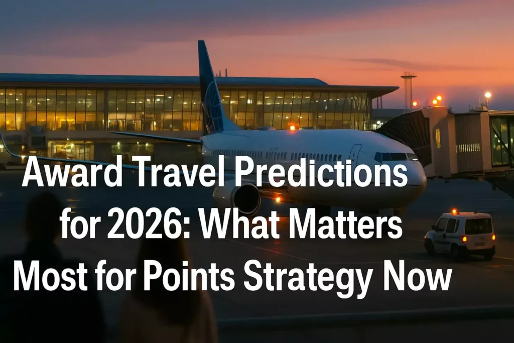 Award Travel Predictions for 2026: What Matters Most for Points Strategy Now