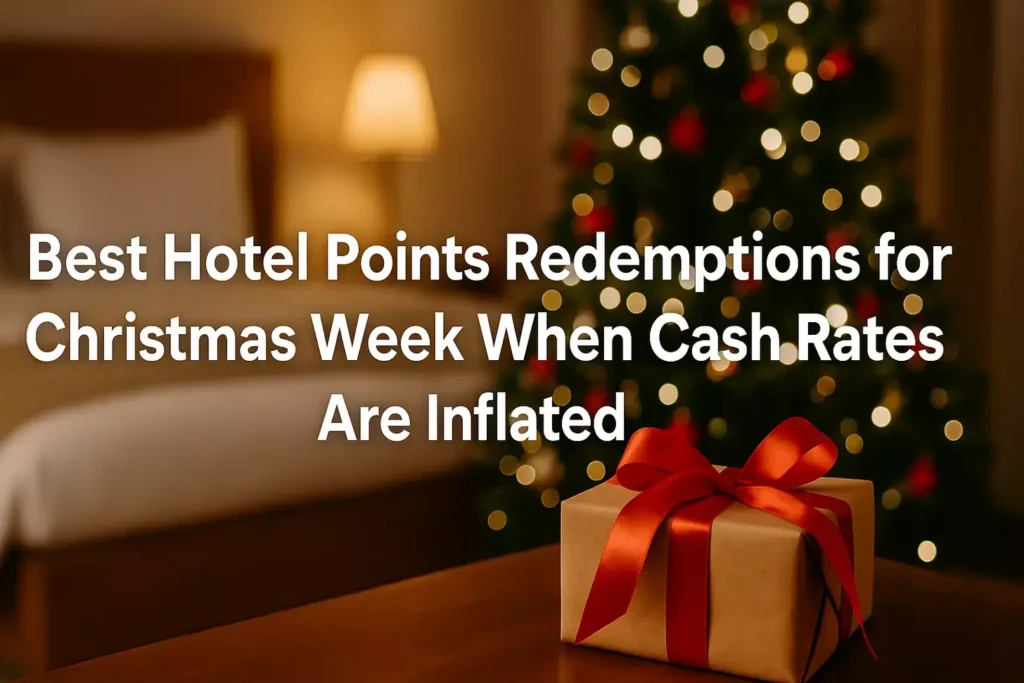 Best Hotel Points Redemptions for Christmas Week 2025