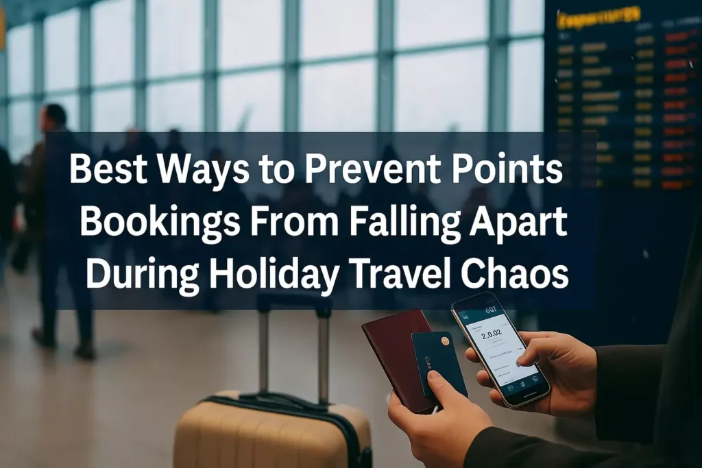 Best Ways to Prevent Points Bookings From Falling Apart During Holiday Travel Chaos