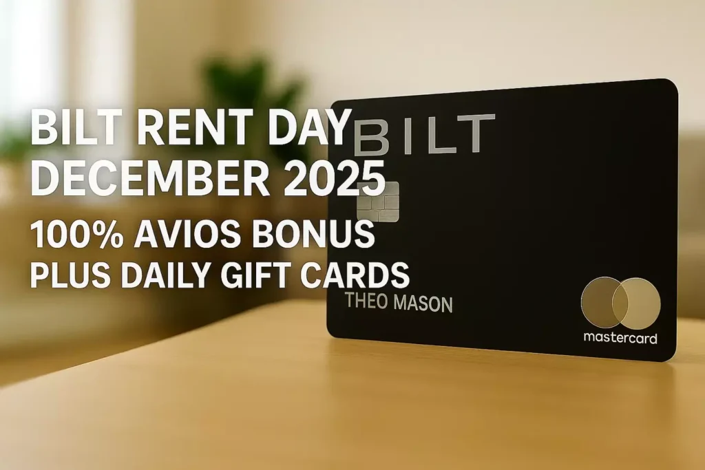 Bilt Rent Day December 2025: 100% Avios Bonus Plus Daily Gift Cards