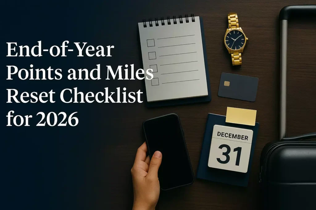 End-of-Year Points and Miles Reset Checklist for 2026