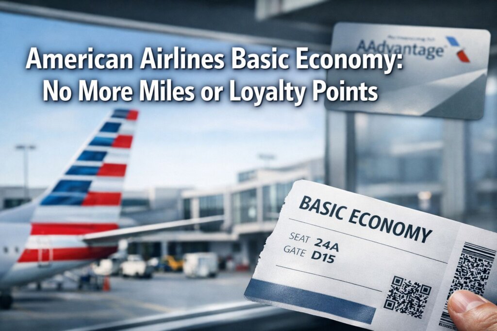 American Airlines Basic Economy Changes: No More Miles or Loyalty Points
