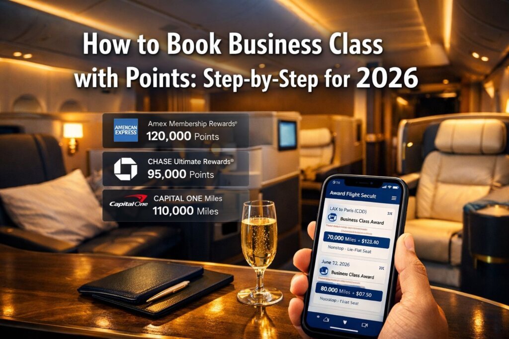How to Book Business Class with Points: Step-by-Step for 2026 How to Book Business Class with Points: Step-by-Step for 2026
