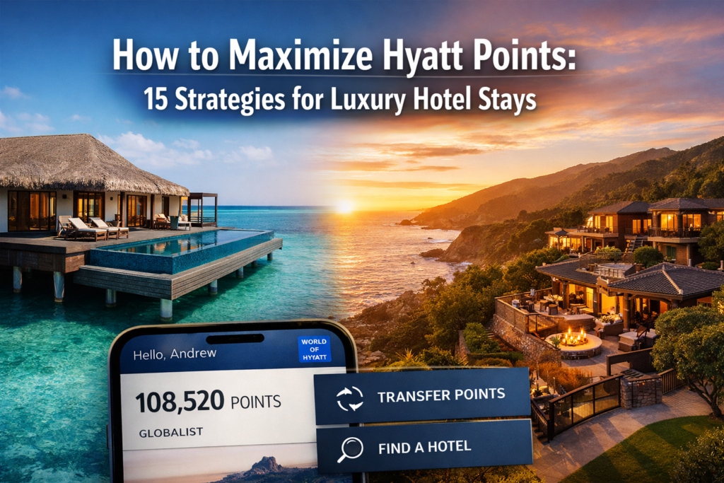 How to Maximize Hyatt Points: 15 Strategies for Luxury Hotel Stays