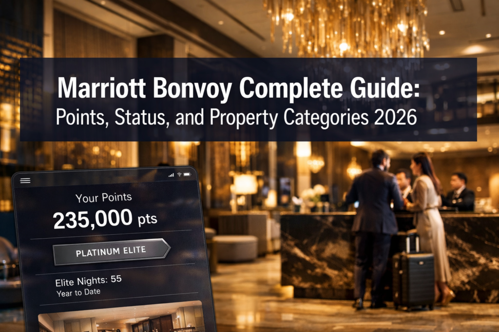 Marriott Bonvoy Complete Guide: Points, Status, and Property Categories 2026