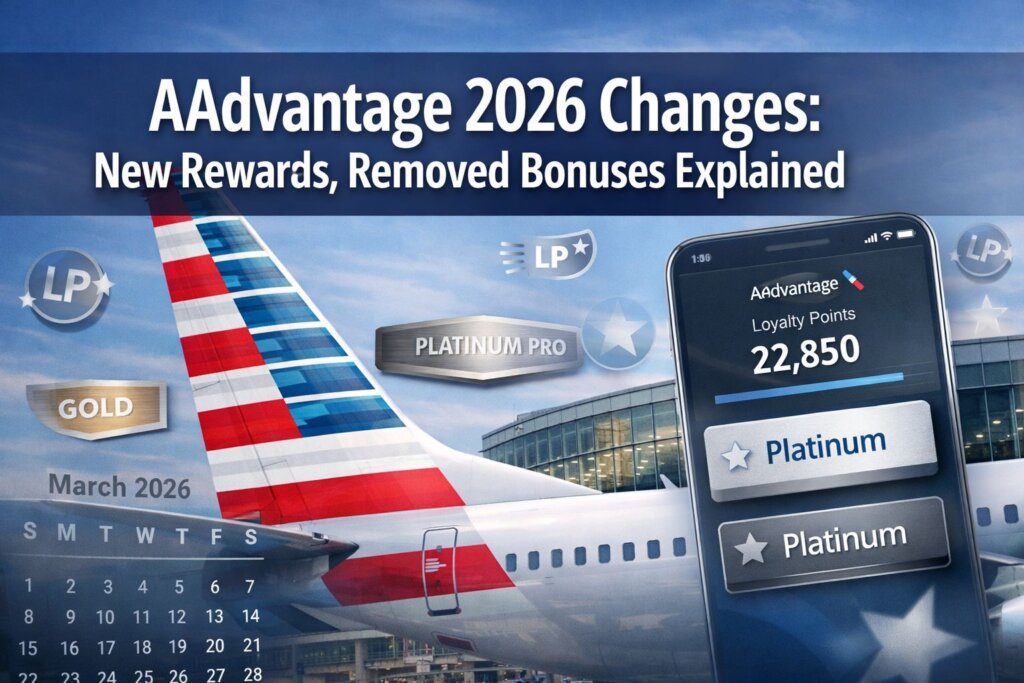 AAdvantage 2026 Changes: New Rewards, Removed Bonuses Explained