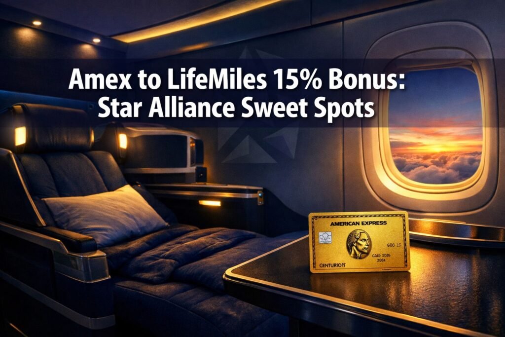 Amex to Avianca LifeMiles 15% Transfer Bonus: Best Star Alliance Sweet Spots to Book Now