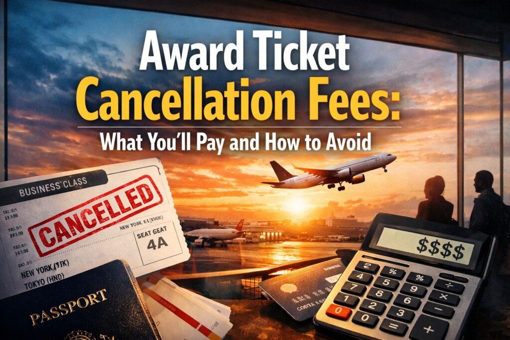 Award Ticket Cancellation Fees: What You&rsquo;ll Pay and How to Avoid