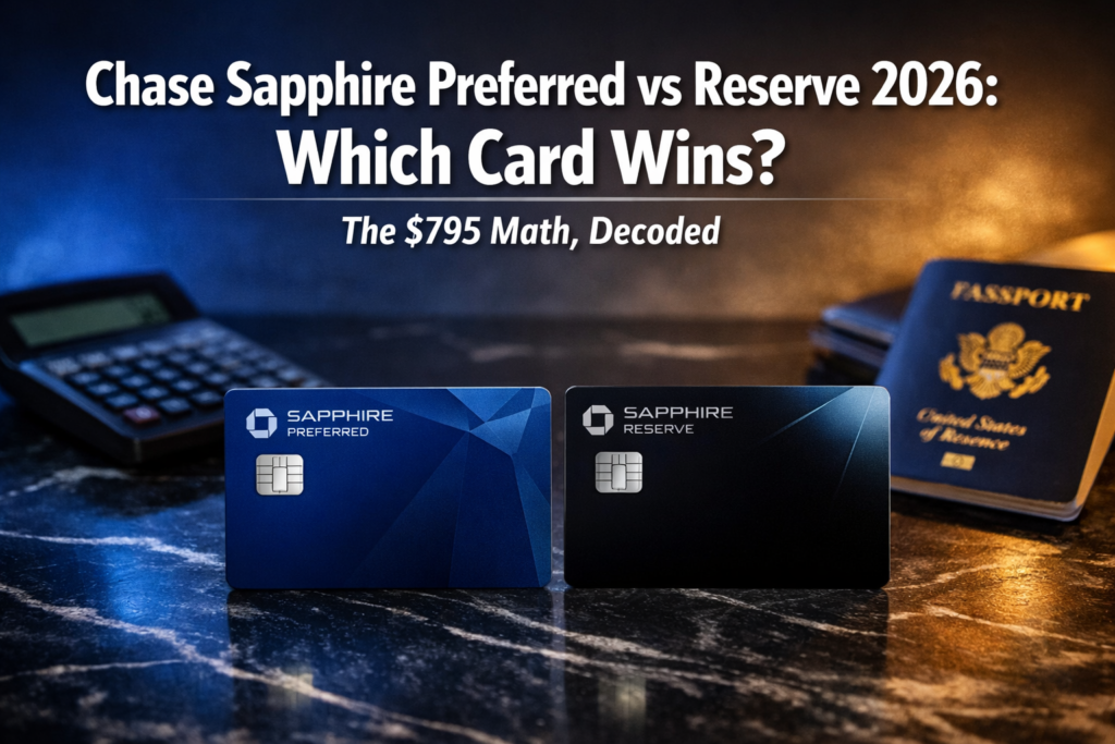 Chase Sapphire Preferred vs Reserve 2026: Which Card Wins? (With $795 Math)
