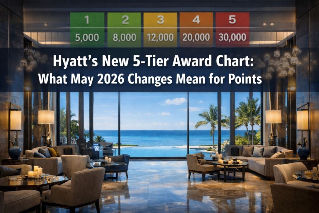 Hyatt's New 5-Tier Award Chart: What May 2026 Changes Mean for Points