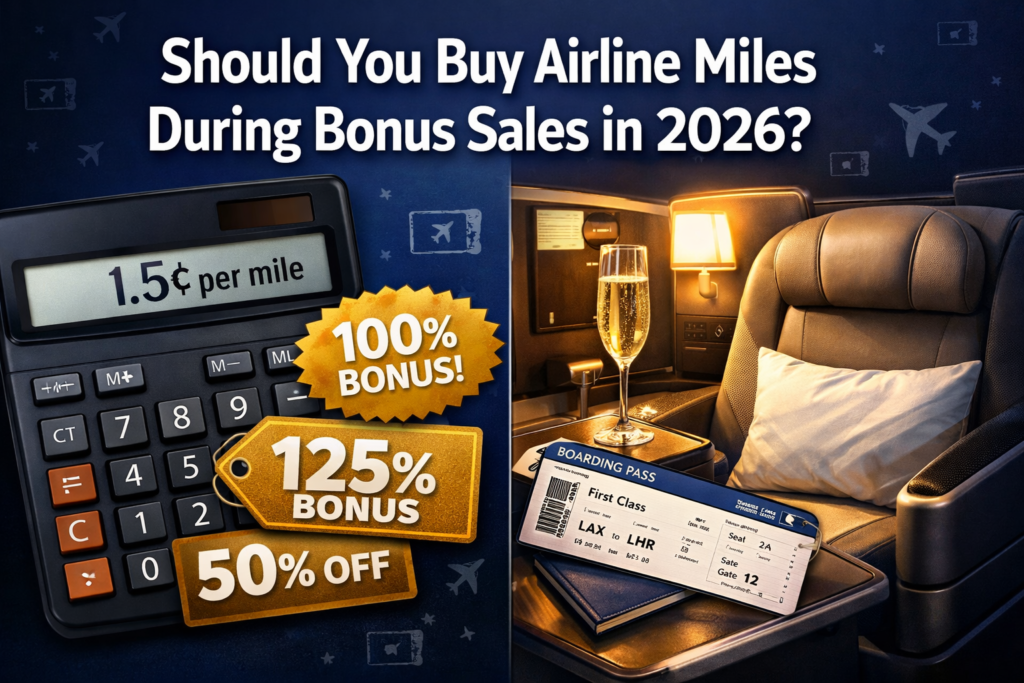 Should you buy airline miles during bonus sales in 2026?