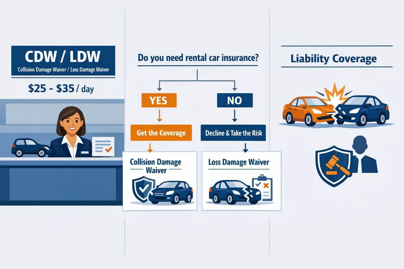 Rental car insurance terminology 