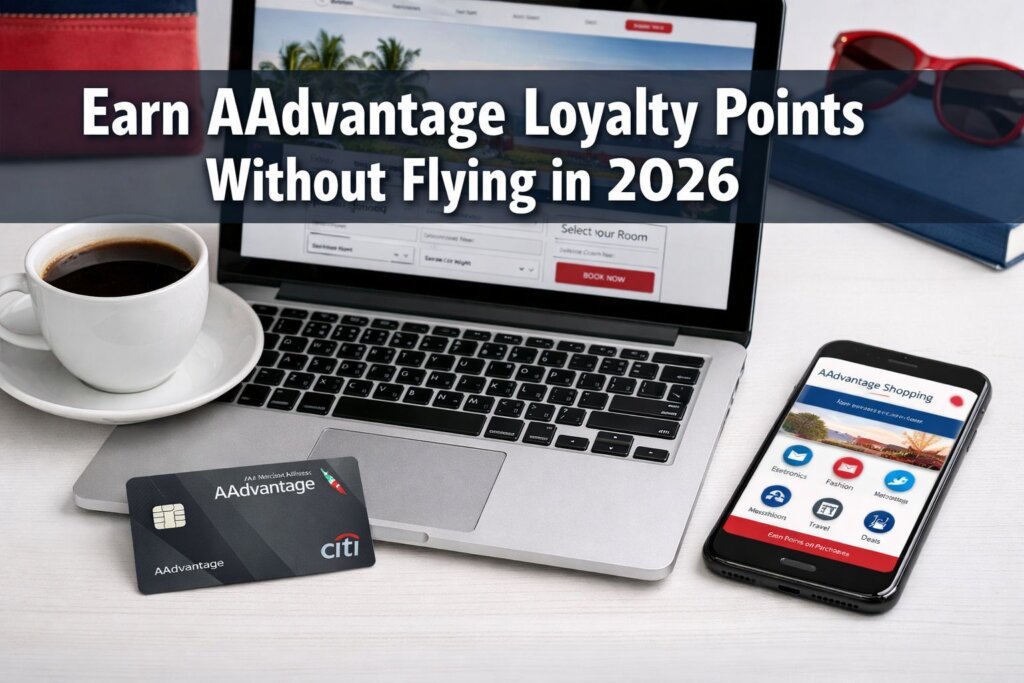 How to earn AAdvantage Loyalty Points without flying in 2026