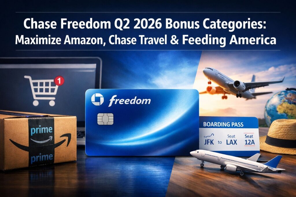 Q2 2026 bonus categories: how to maximize Amazon, Chase Travel, and Feeding America