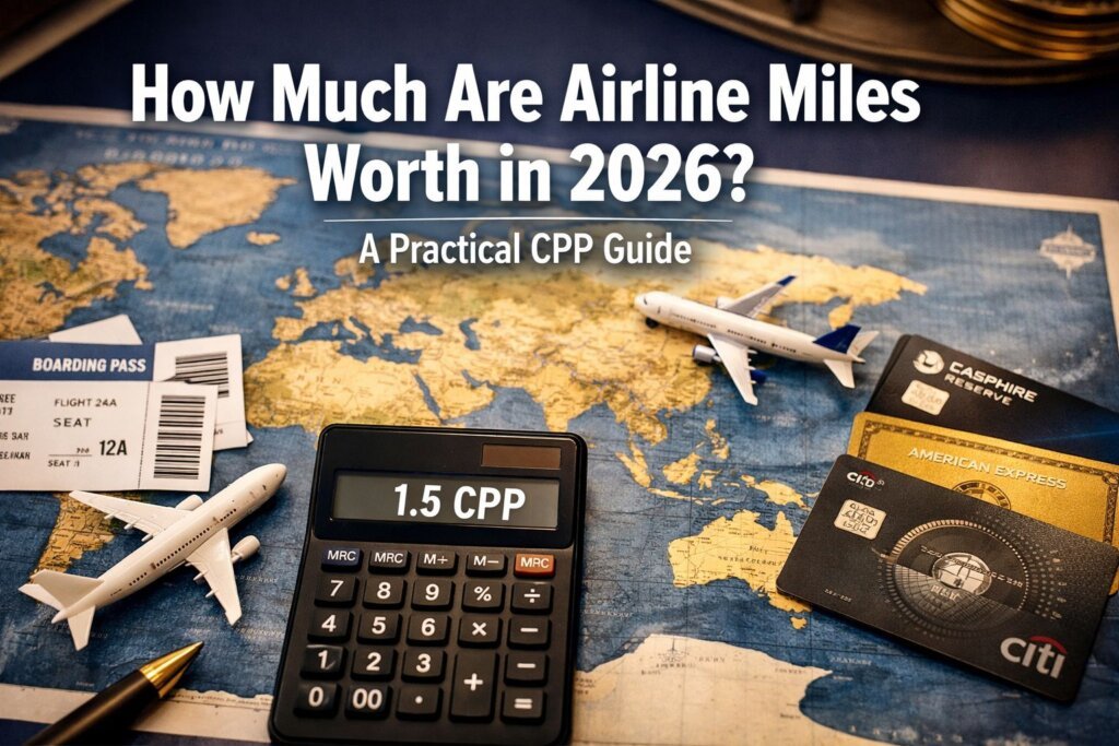 How Much Are Airline Miles Worth in 2026? A Practical CPP Guide