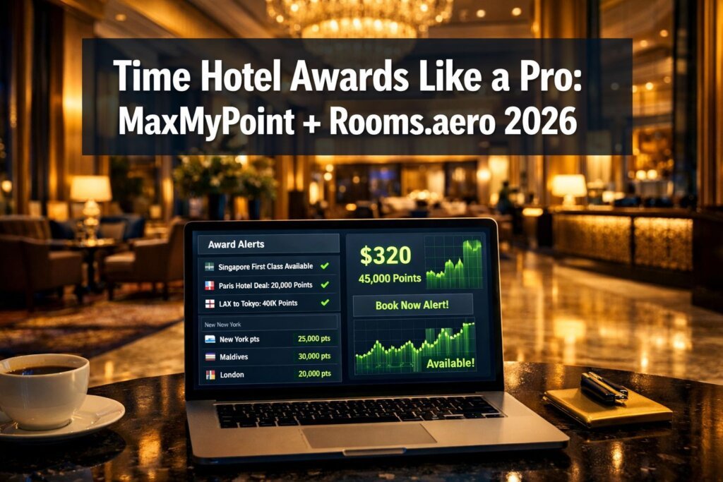 Using MaxMyPoint and Rooms.aero to Time Hotel Award Bookings in 2026 Using MaxMyPoint and Rooms.aero to Time Hotel Award Bookings in 2026
