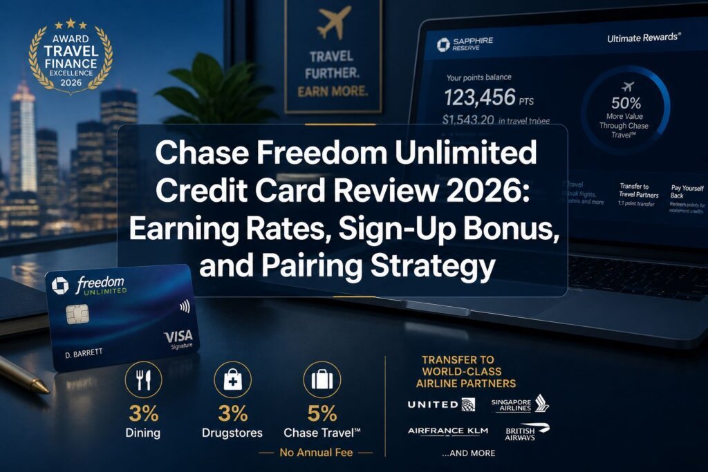 Chase Freedom Unlimited Credit Card Review 2026: Earning Rates, Sign-Up Bonus, and Pairing Strategy