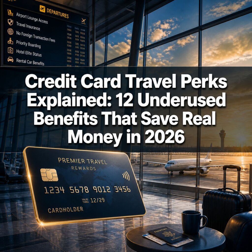 Credit Card Travel Perks Explained: 12 Underused Benefits That Save Real Money in 2026