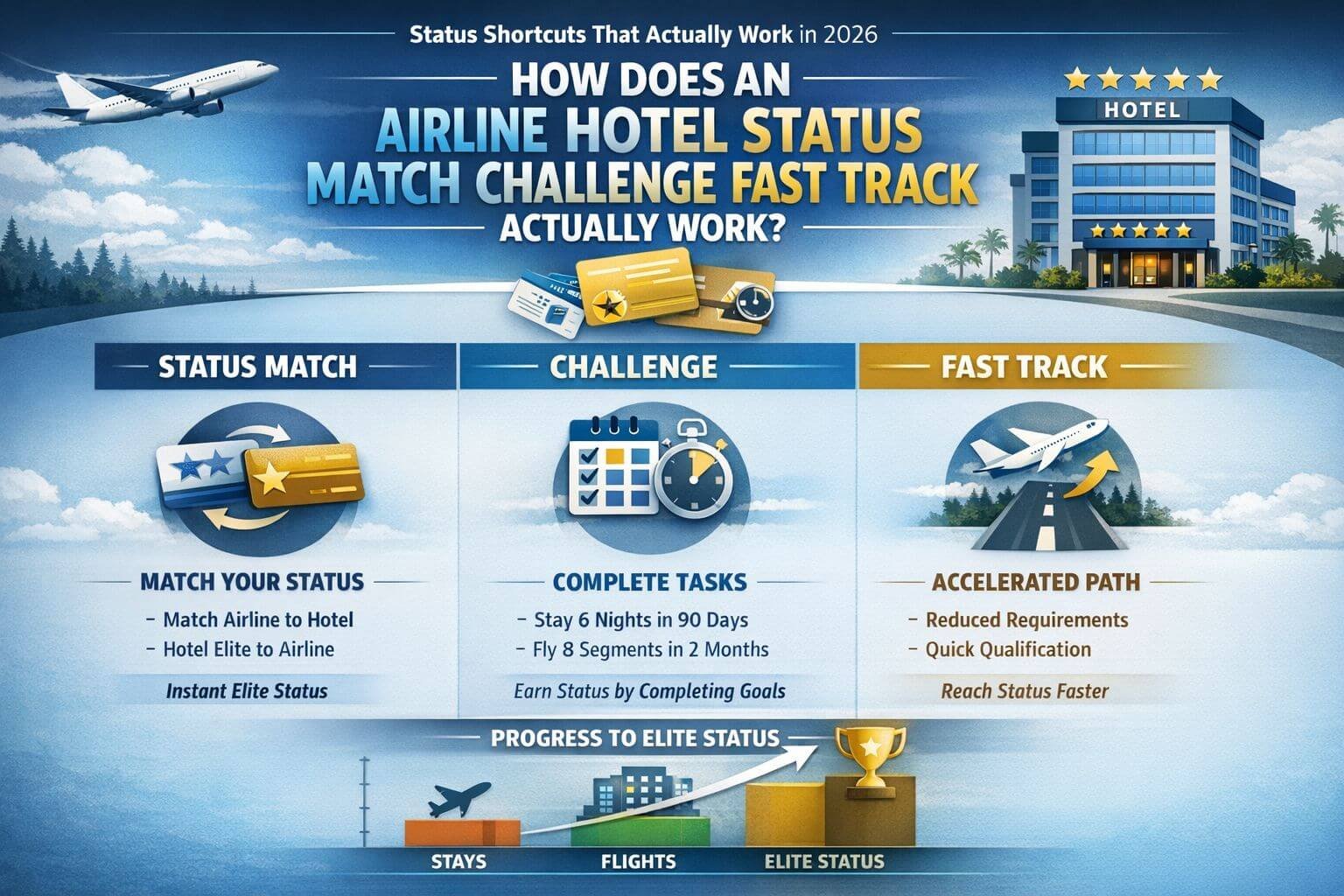 Professional landscape infographic () for article "Status Shortcuts That Actually Work in 2026: Matches, Challenges, and