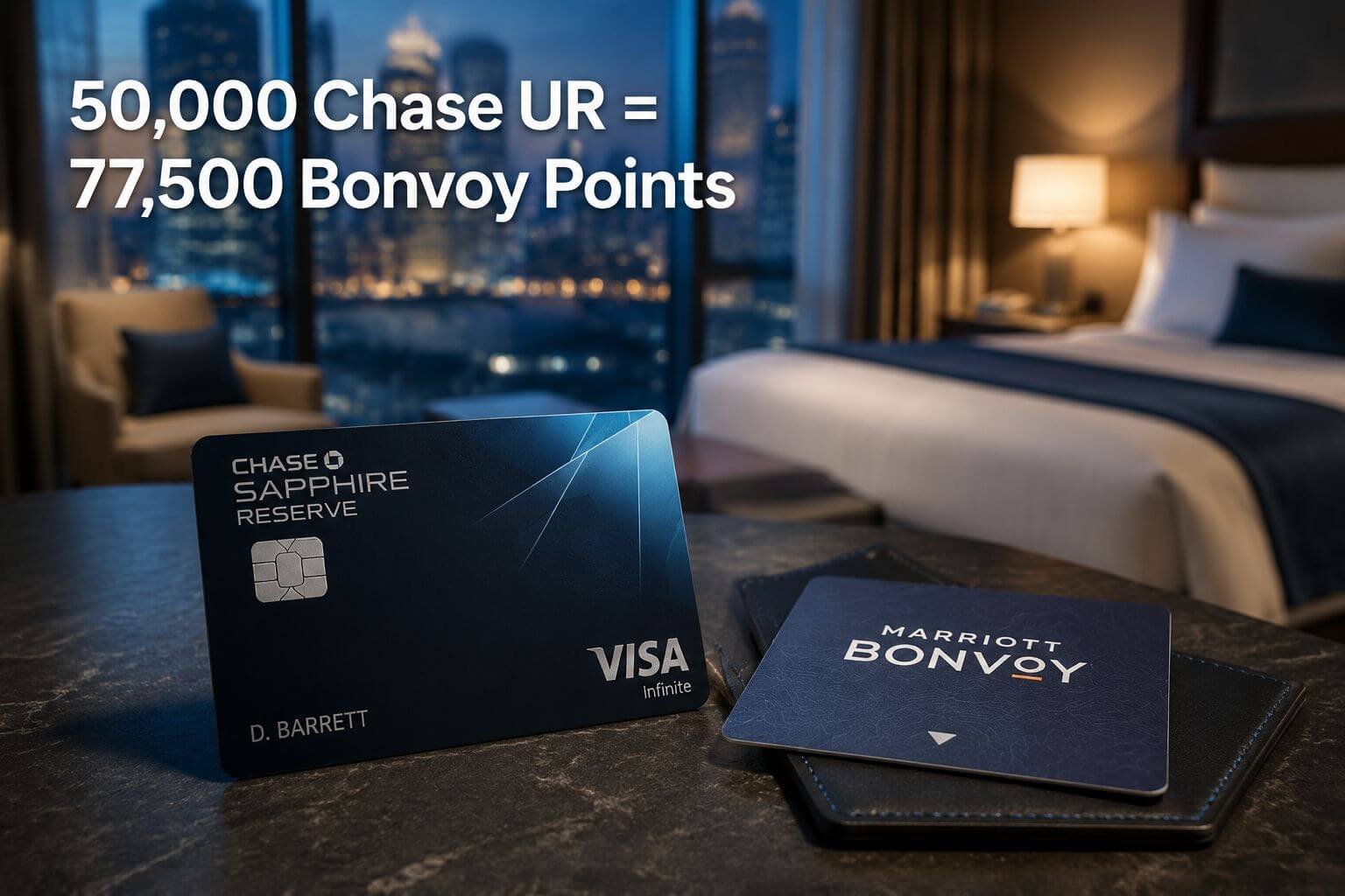 Chase Ultimate Rewards to Marriott Bonvoy (55%) — The Headline Deal Worth Acting On