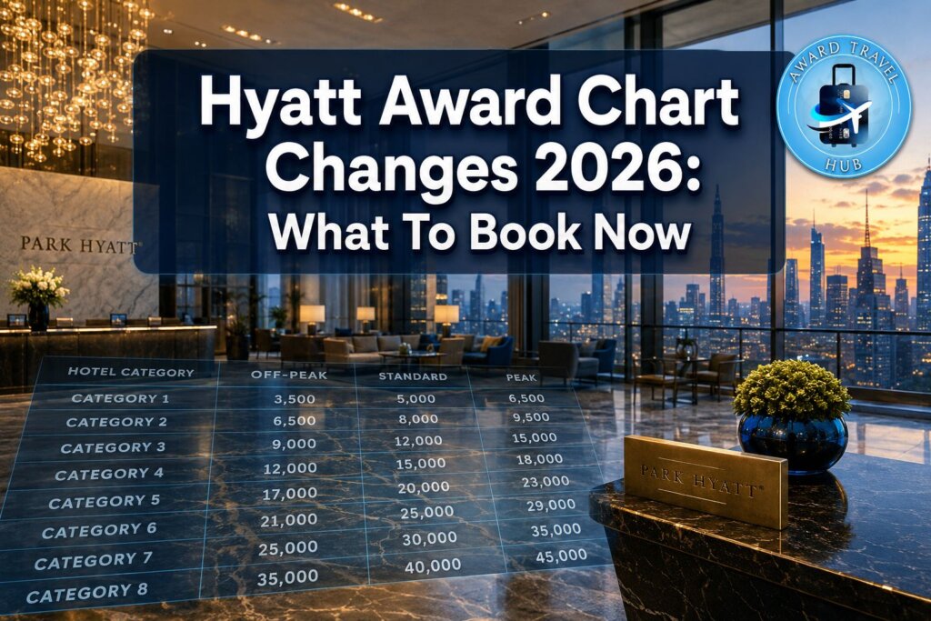 Hyatt Award Chart Changes Coming in 2026: Which Categories Are Going Up and What To Book Now