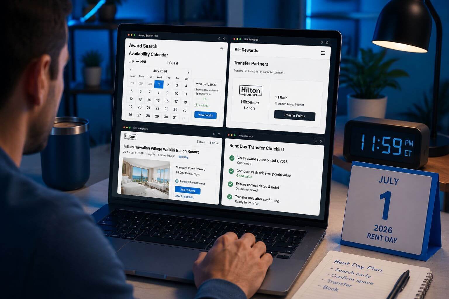 Step-by-Step: Executing a Rent Day Transfer