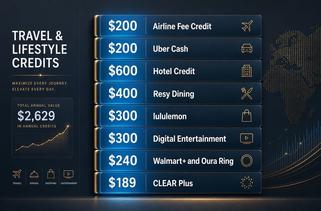 Annual Travel and Lifestyle Credits