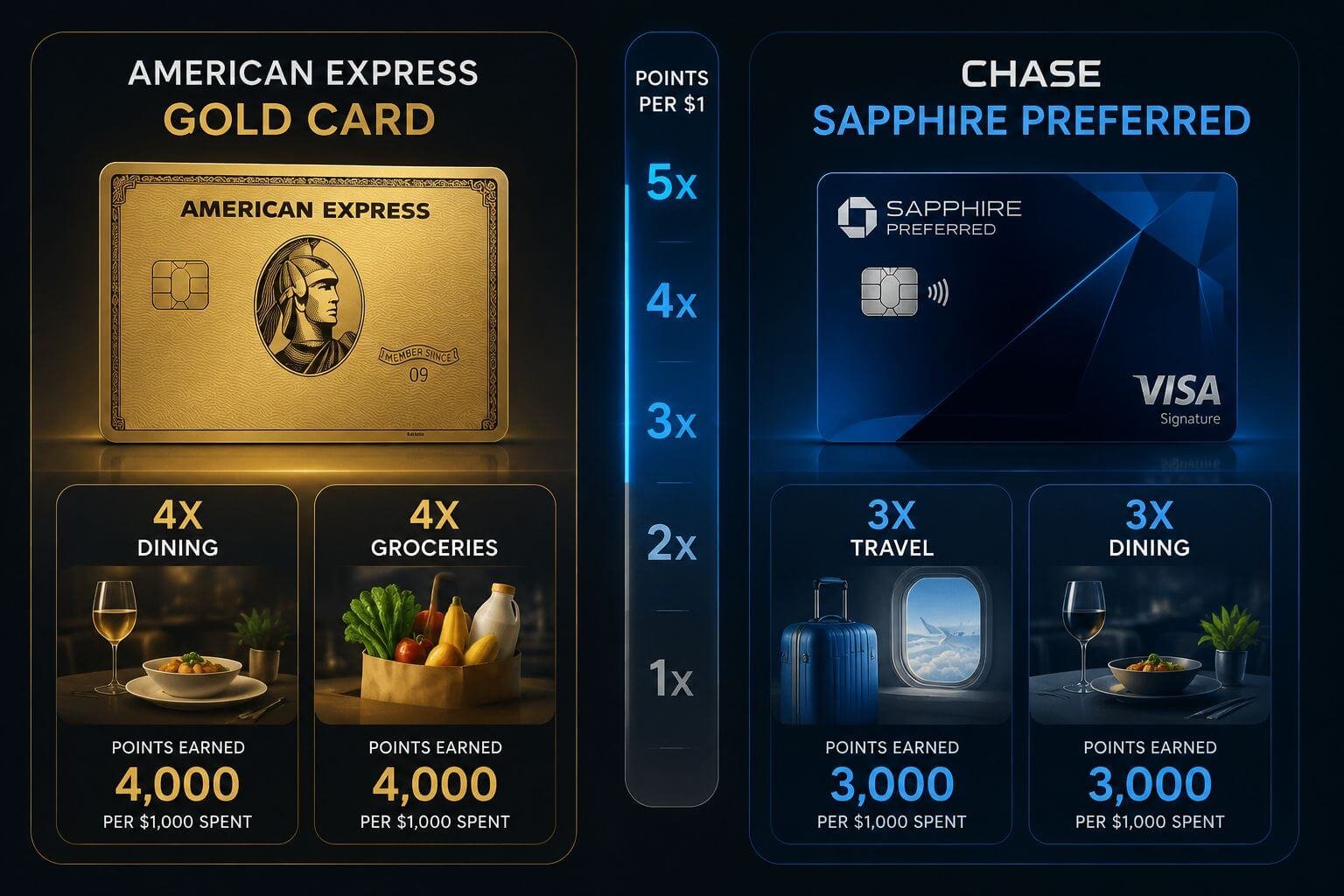 Best Cards for Bonus Category Points