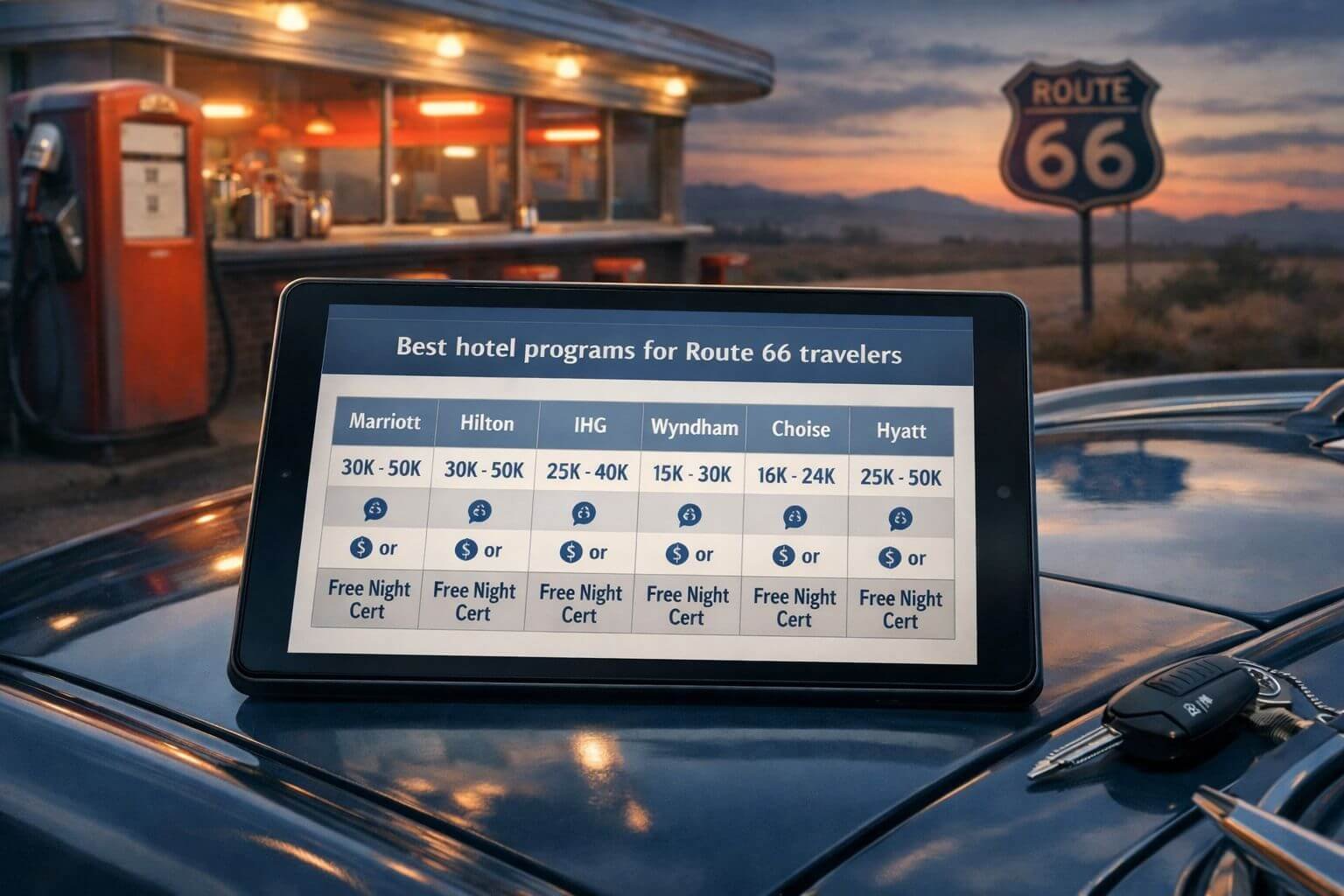 Best Hotel Programs for Route 66 Travelers