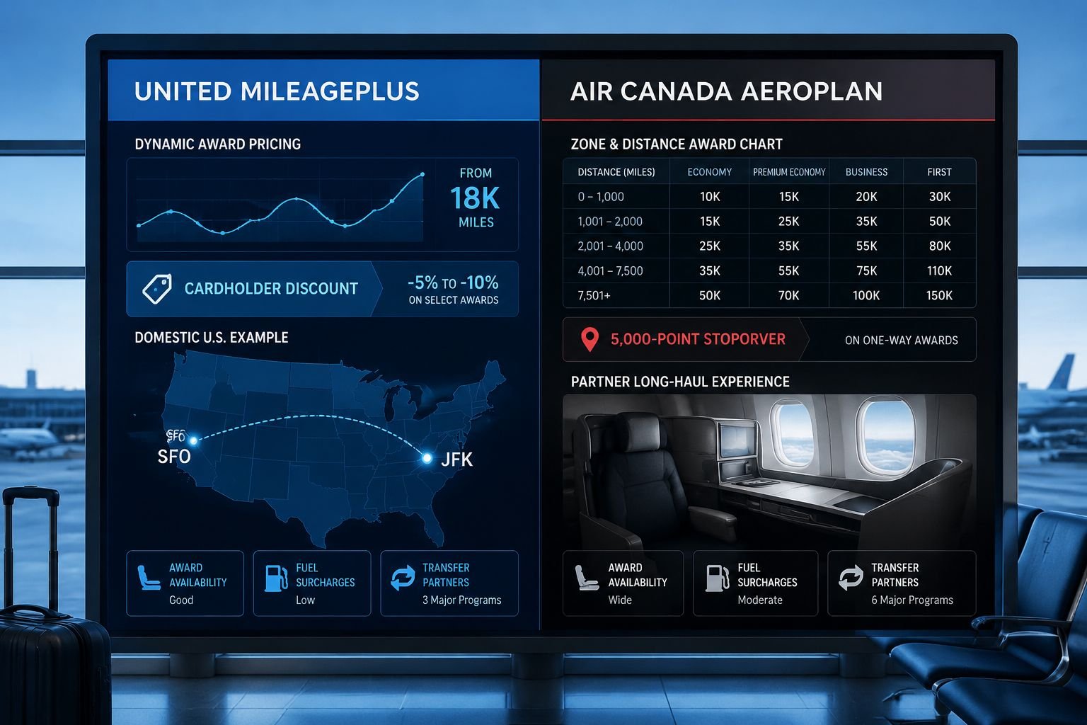 Star Alliance Airline Loyalty Programs Comparison: United MileagePlus vs Air Canada Aeroplan